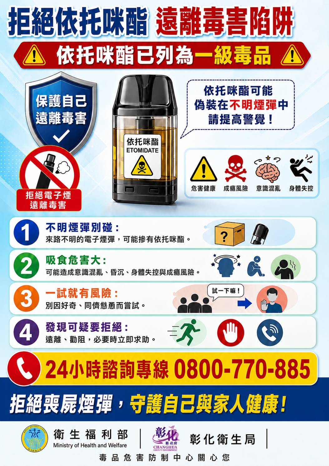 【健康宣導】一級毒品藏煙彈　別讓好奇毀未來